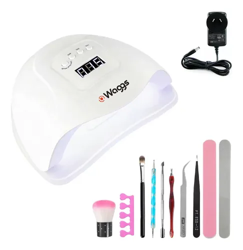 Cabina De Uñas Uv Lampara Led Waggs Profesional Manos/pies