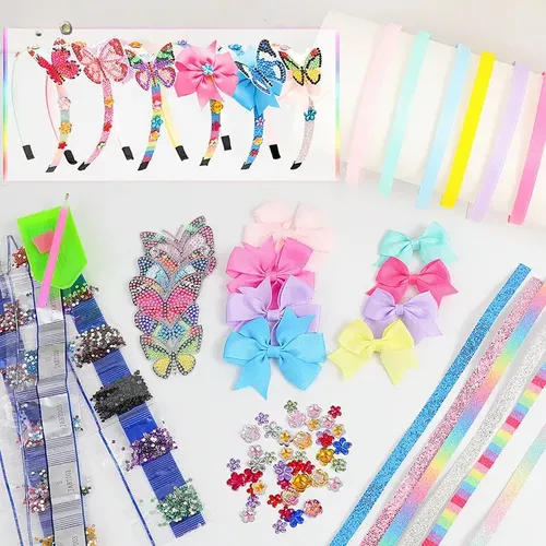 Pp Niñas Pequeñas Hairband Tiaras De Pelo Diy Mariposa