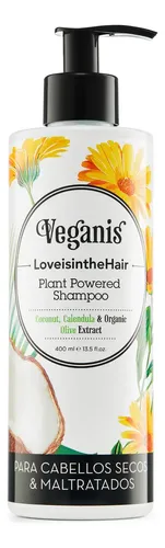 Shampoo Reparador Veganis Coco Caléndula Y Oliva 400ml