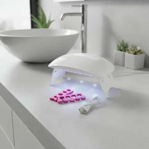 Cabina Para Uñas Dehuka Led/uv Mini, Compacta Y Portátil, Secado Rápido