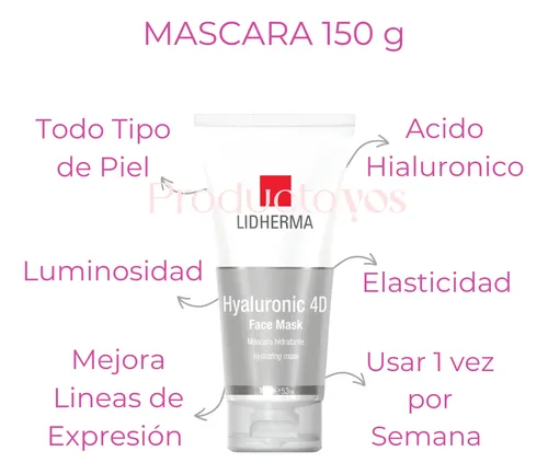 Rutina Piel Mixta Hialuronico 4d Antiage +30 Años Lidherma
