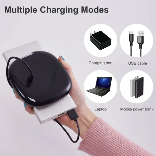 Espejo De Maquillaje Compacto Mocado Led Con Aumento 1x/10x