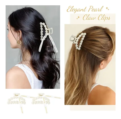 Vx 8 Pinzas Pelo Perlas Dama Honor Regalo Fiesta Soltera