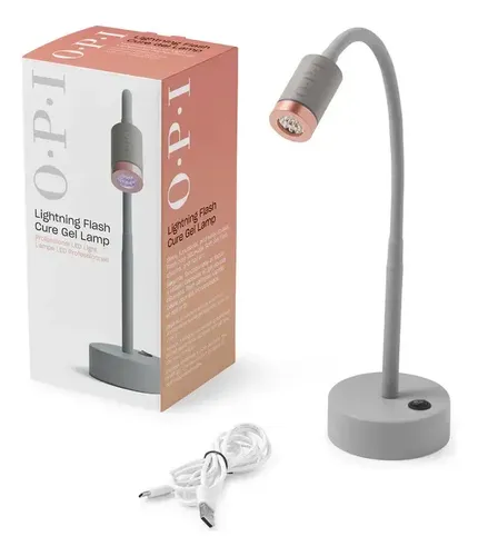 OPI Lamp Led profesional Lightning Flash Cure Gel Lamp – Gris oscuro