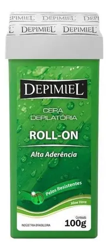 Cera Depilatoria Roll-On Alta Adherencia Depimiel 100g