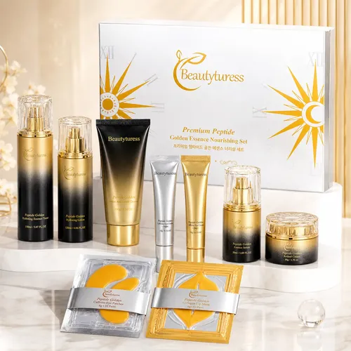 Set Facial Premium Con Colágeno, Niacinamida Y Hialurónico