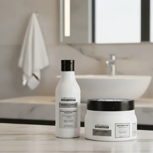 Shampoo + Mascara Keratin Complex Frizz Hairtherapy 300 Ml