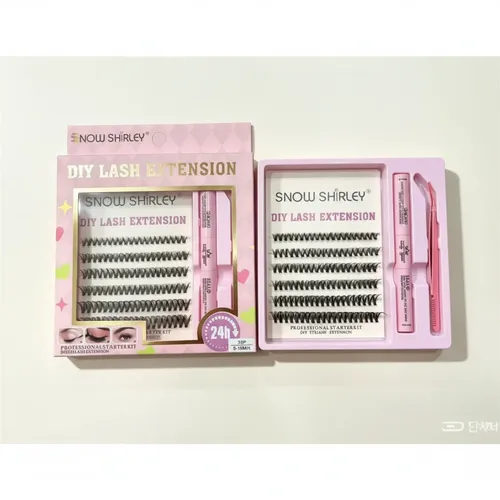 Kit Extensiones De Pestañas Diy Con Pinza Completo 8-16 Mix