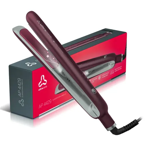 Planchita De Cabello Ultracomb Ap-4429 Ioncare 3 Temp 210°c