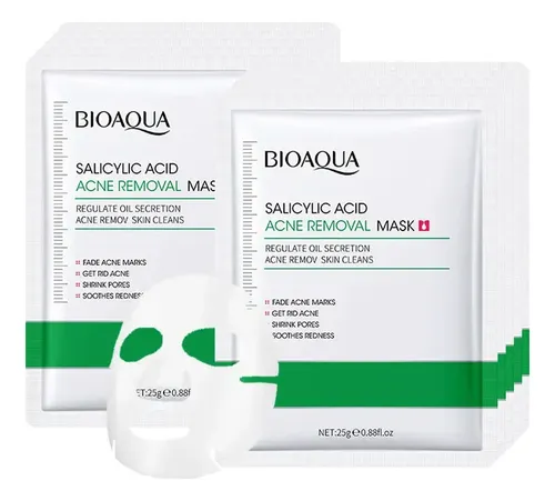 Mascarilla Facial Acido Salicilico Antiacne X1 Bioaqua