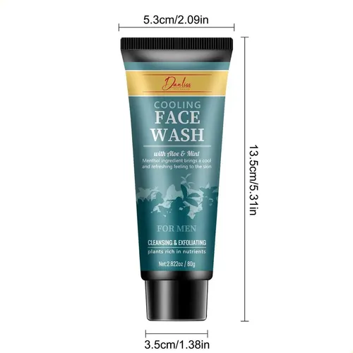 Gel Facial Refrescante Para Hombres – Limpieza Profunda X2