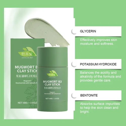 Máscara Facial De Arcilla Hanchobit Mugwort B3