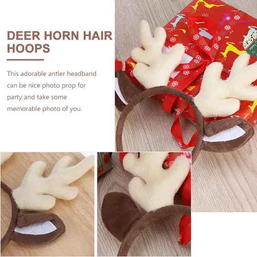 /// Headband With Horns, Christmas Headbands, 2 Units 2026//