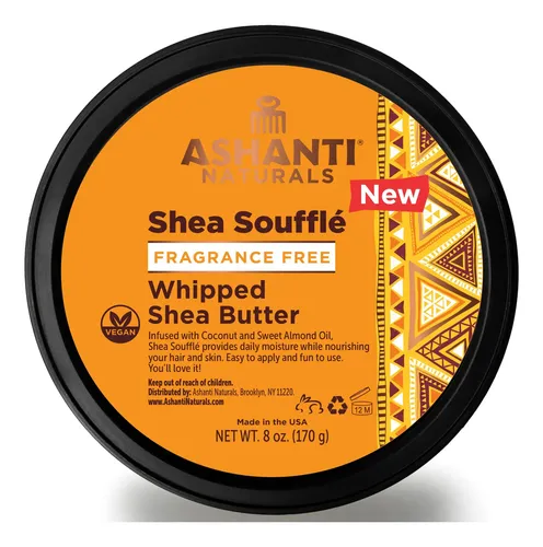 Manteca De Karité Batida Ashanti Naturals Sin Refinar 240 Ml