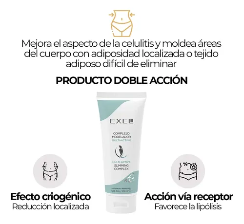 Complejo Modelador Multi Activo Exel Masajes Reductores