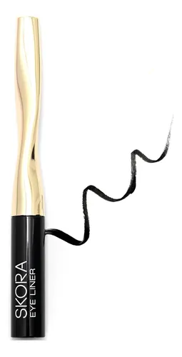 Delineador Líquido Negro Ojos Pluma Skora Caja 24 Unidades