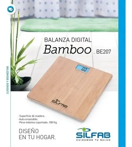 Silfab BE207 balanza digital encendido automático hasta 180 kg