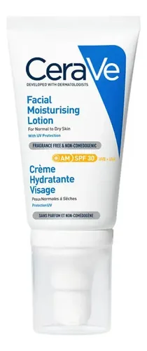 Cerave Loción Hidratante De Rostro Fps30 Piel Normal A Seca
