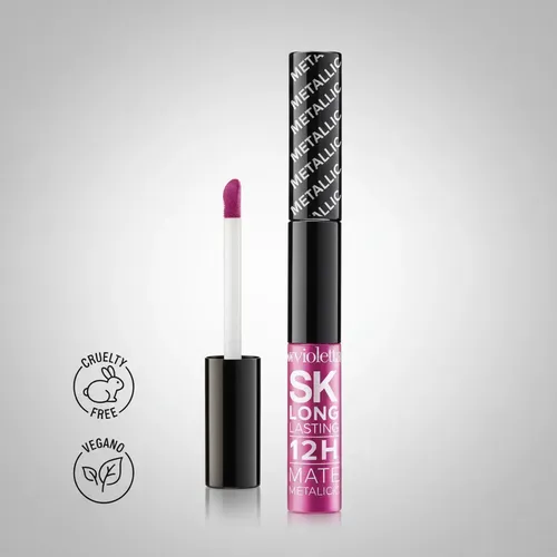Labial Líquido Violetta Sk Mate Metálico Larga Duración 12h