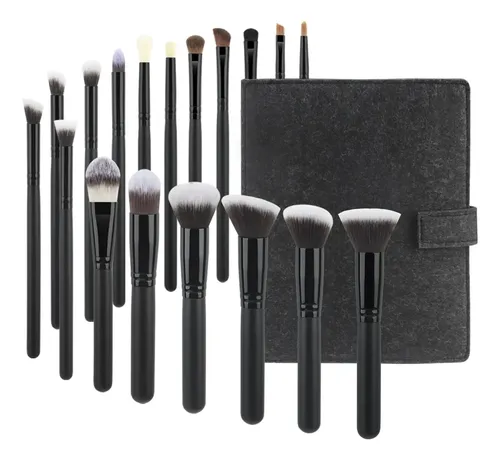 Set 18 Brochas De Maquillaje Con Estuche Maange
