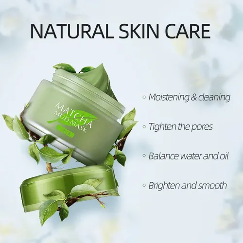 Laikou Matcha Mud Mask: Brillo Natural Y Efecto Detox 85g