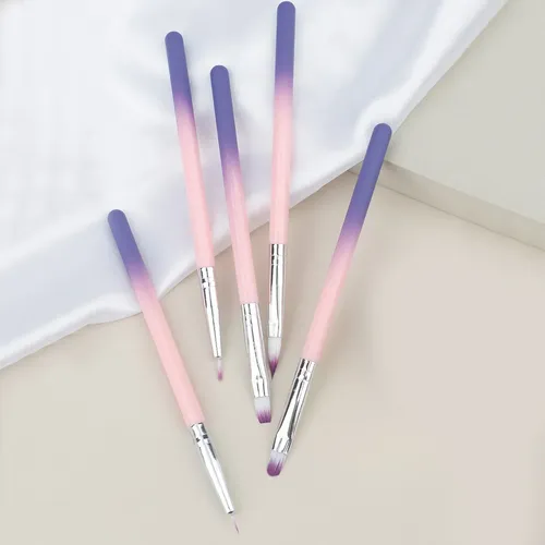 5 Marcadores De Gel Transparente Para Uñas