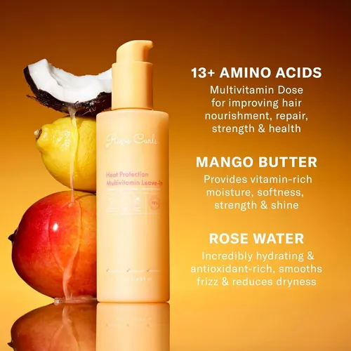 Protector Térmico Y Vitaminas Para Cabello Rizos Curls