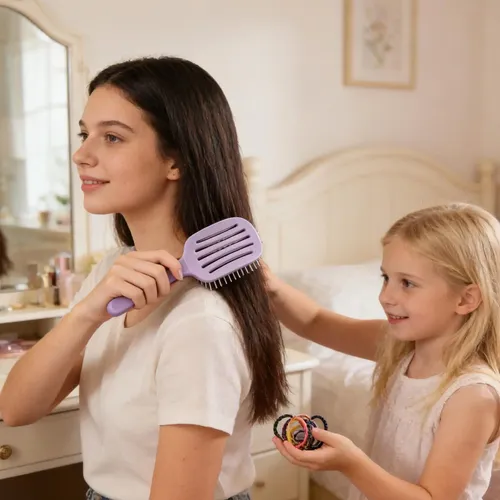 Cepillo Autolimpiante Para El Cabello Accesorios De Peinado