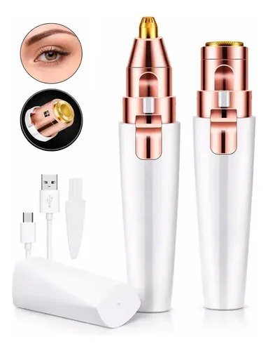 Depilador Facial Vello Corporal Luz Recargable 2 En 1 Mujer