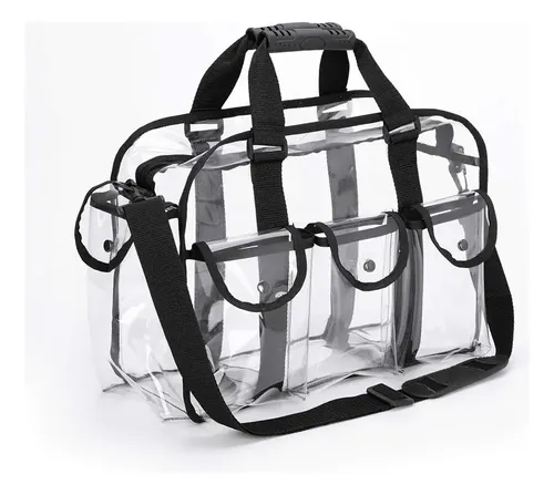 – Bolsa De Maquillaje De Viaje Transparente Con Correa De =