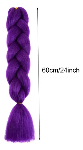 Trenza Morada Kanekalon Disfraz Rumi Pelucas Para Fiestas Y
