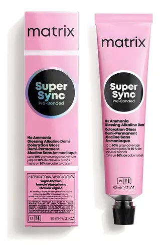 Tintura Coloraciòn Tono Sobre Tono Super Sync Matrix 90g