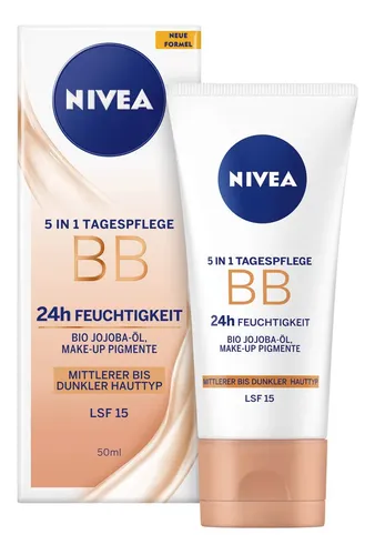 Crema Hidratante Con Color Hidratante Nivea Bb Cream, 50 Ml