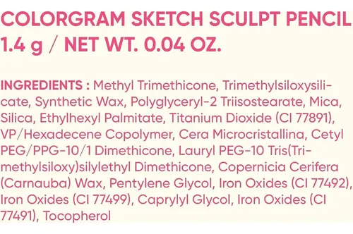 Lápiz Multifuncional Colorgram Sketch Sculpt 02 True Brown