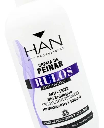 Han Rulos Crema De Peinar Protector Térmico 500ml Local