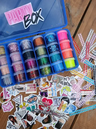 Combo Stand Completo Glitter Bar Tatu Brillos Strass