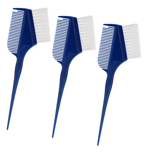 3 Pinceles Para Teñir Cabello, 2 En 1, Multifuncionales