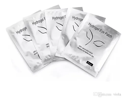 Pack de Parches de Hidrogel Hipoalergénicos para Pestañas, 50 Pares