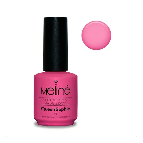 Esmalte Meline Nuevos Colores Gel Uv/led Semip. X 15 Ml Color 175 Queen Sophie