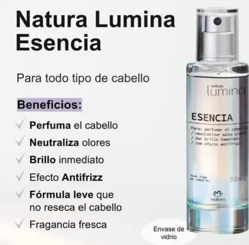 Perfume Para El Cabello Lumina Natura 30ml