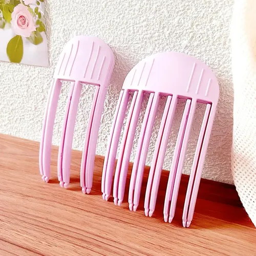 Pinza Para Dar Volumen Al Cabello, Peine Moldeador Con Clip