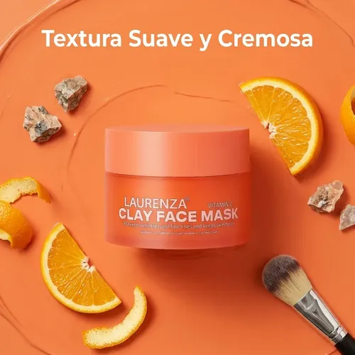 Mascarilla Facial Arcilla Vitamina C Mantiene Piel Fresca