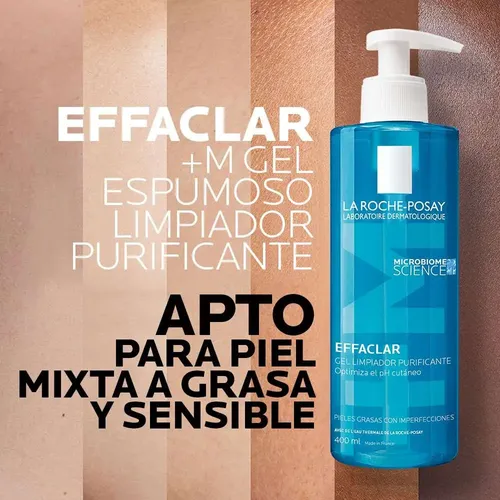 La Roche Posay Effaclar Gel 400ml Pieles Grasas Y Sensibles