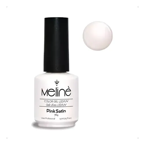 Meline Esmalte Semipermanente Gel Led/uv 764 Pink Satin