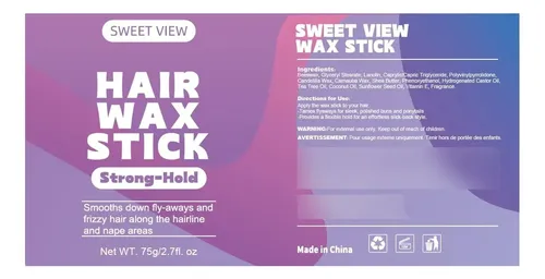 Cepillo Para Cabello Hair Wax Stick & Slick Back Sweet View