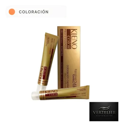 Coloracion Profesional Kleno Egyptian Oro 24k 2 Unid 60g C/u
