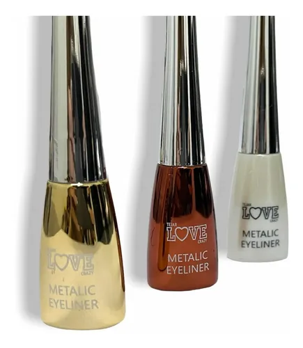 Delineador Punta Pluma Metalizado Love Crazy (pack X 12)