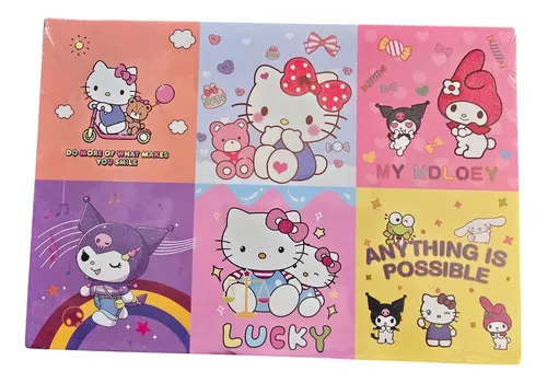 Paleta Sombras Maquillaje Kuromi Melody Hello Kitty