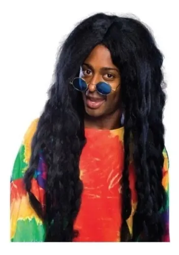 Peluca Rasta – Cotillon Disfraz Color Negro