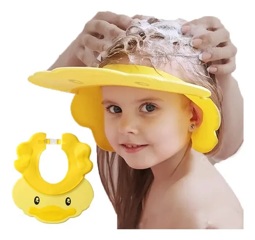 Gorro De Ducha De Bebé Ajustable De Silicona Para Champú,